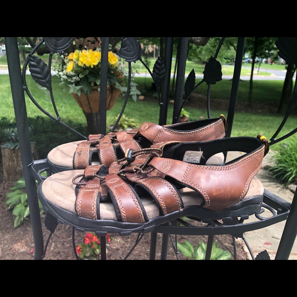 Men’s Nunn Bush Leather Sandals Sz. 8